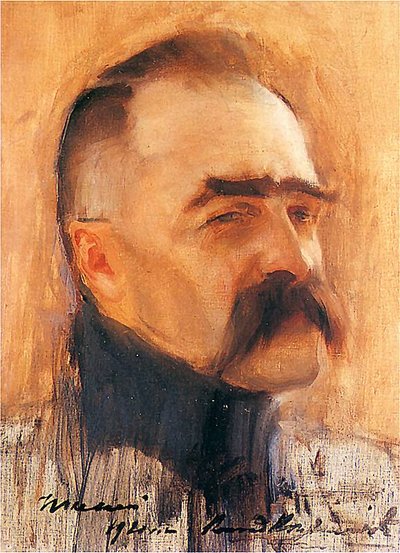 Portrait of Jozef Pilsudski by Konrad Krzyzanowski